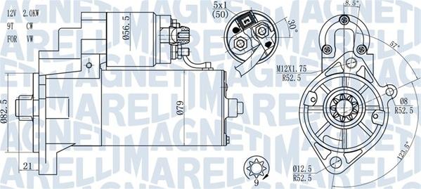 Magneti Marelli 063721187010 - Стартер www.parts5.com