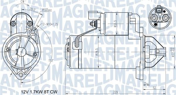 Magneti Marelli 063721365010 - Démarreur www.parts5.com