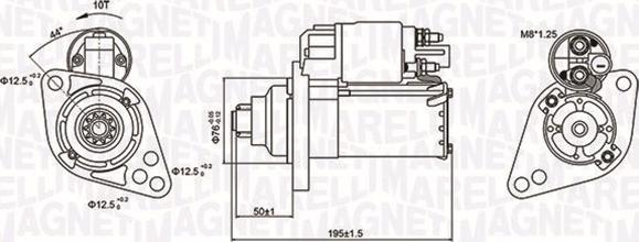 Magneti Marelli 063721294010 - Стартер www.parts5.com