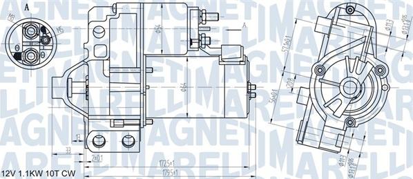 Magneti Marelli 063721290010 - Starter www.parts5.com