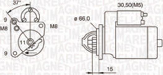 Magneti Marelli 063721260010 - Motor de arranque www.parts5.com