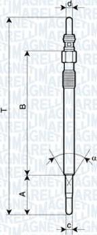 Magneti Marelli 062900047304 - Glow Plug www.parts5.com