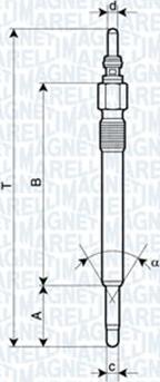 Magneti Marelli 062900057304 - Glow Plug www.parts5.com