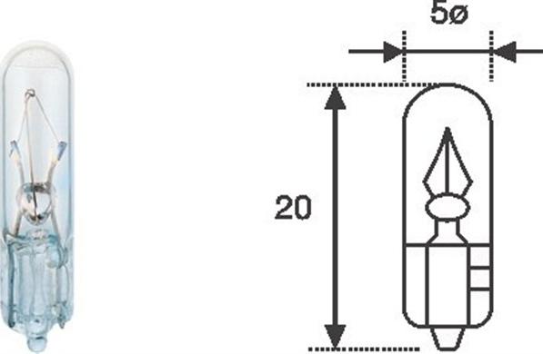 Magneti Marelli 003721100000 - Ampoule, éclairage des instruments www.parts5.com