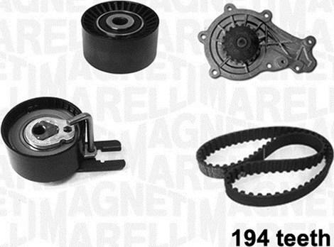 Magneti Marelli 341404030001 - Pumpa za vodu + komplet zupčastog remena www.parts5.com