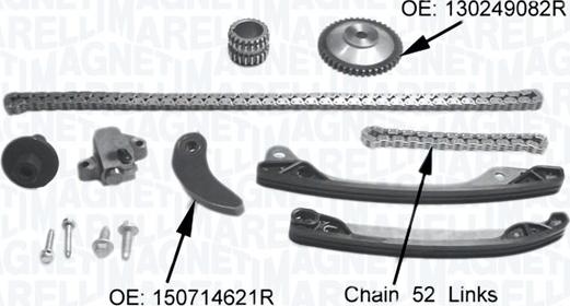 Magneti Marelli 341500001360 - Sada rozvodového řetězu www.parts5.com