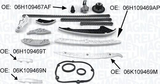 Magneti Marelli 341500001370 - Kumanda zinciri seti www.parts5.com