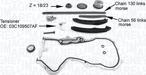 Magneti Marelli 341500001200 - Timing Chain Kit parts5.com