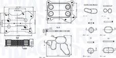 Magneti Marelli 350300001300 - Oil Cooler, engine oil parts5.com