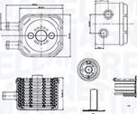 Magneti Marelli 350300003500 - Маслен радиатор, двигателно масло www.parts5.com