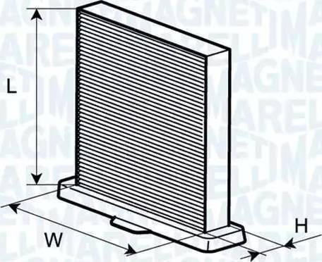 Magneti Marelli 350203062130 - Filter, interior air www.parts5.com