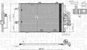 Magneti Marelli 350203770000 - Condenser, air conditioning parts5.com