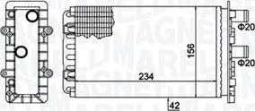 Magneti Marelli 350218475000 - Výměník tepla, vnitřní vytápění www.parts5.com