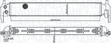 Magneti Marelli 350213166800 - Chłodnica, układ chłodzenia silnika www.parts5.com