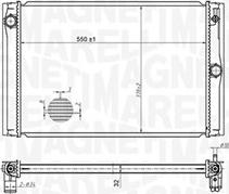 Magneti Marelli 350213178600 - Radiator, engine cooling www.parts5.com