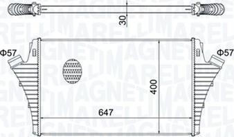 Magneti Marelli 351319204650 - Intercooler, compresor www.parts5.com