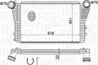 Magneti Marelli 351319204030 - Intercooler, charger www.parts5.com