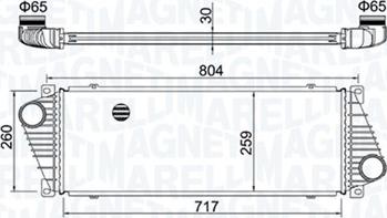 Magneti Marelli 351319205020 - Intercooler, charger www.parts5.com