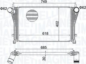 Magneti Marelli 351319205370 - Intercooler, compresor www.parts5.com