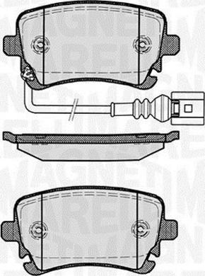 VAG 7H0 698 451 - Brake Pad Set, disc brake parts5.com