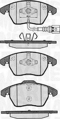 Magneti Marelli 363916060135 - Brake Pad Set, disc brake www.parts5.com