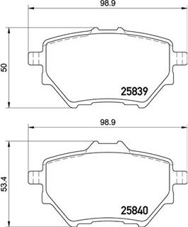 Valeo 302478 - Set placute frana,frana disc www.parts5.com