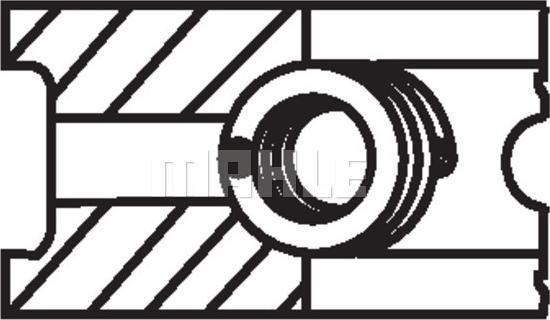 MAHLE 030 52 N0 - Piston Ring Kit www.parts5.com