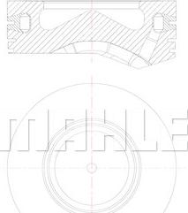 MAHLE 028 PI 00129 002 - Tłok www.parts5.com