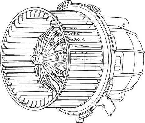 MAHLE AB 114 000P - Interior Blower www.parts5.com