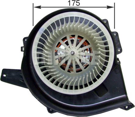 MAHLE AB 18 000P - Ventilator, habitaclu www.parts5.com