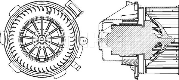 MAHLE AB 88 000P - Utastér-ventilátor www.parts5.com