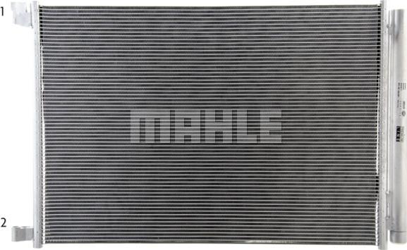 MAHLE AC 412 000P - Condensador, aire acondicionado www.parts5.com