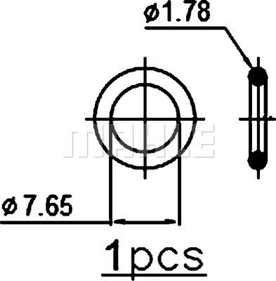 MAHLE AC 636 000P - Condenser, air conditioning www.parts5.com