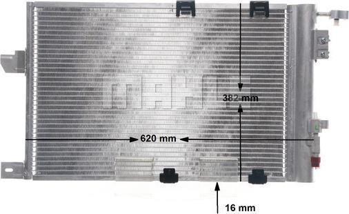 MAHLE AC 339 000S - Condensador, aire acondicionado www.parts5.com