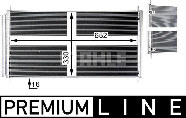 MAHLE AC 799 000P - Condenser, air conditioning www.parts5.com