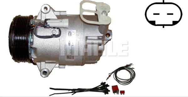 MAHLE ACP 4 000P - Compressor, air conditioning www.parts5.com