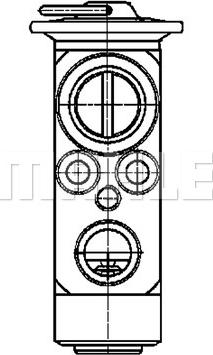 MAHLE AVE 104 000P - Expansion Valve, air conditioning www.parts5.com