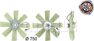 MAHLE CFF 441 000P - Fan, motor soğutması www.parts5.com