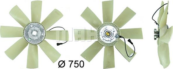 MAHLE CFF 441 000P - Fan, motor soğutması www.parts5.com