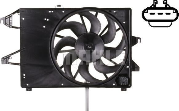 MAHLE CFF 325 000S - Fan, radiator www.parts5.com