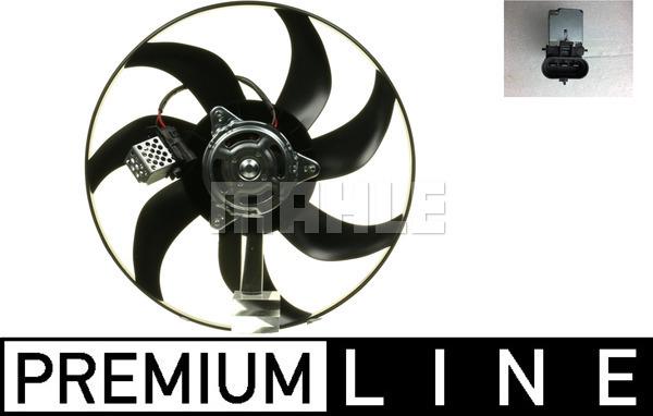 MAHLE CFF 284 000P - Ventilateur, refroidissement du moteur www.parts5.com