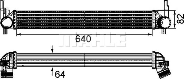 MAHLE CI 165 000P - Intercooler, charger www.parts5.com