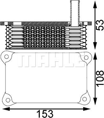 MAHLE CLC 201 000S - Radiateur d'huile www.parts5.com