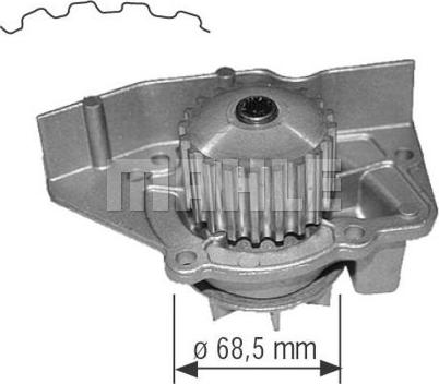 MAHLE CP 143 000S - Pumpa za vodu www.parts5.com