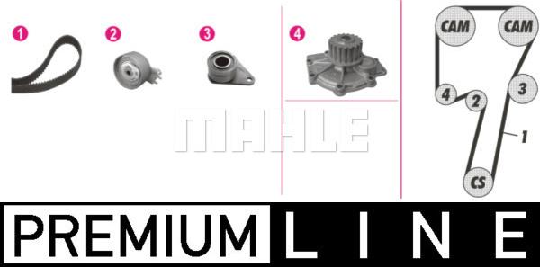 MAHLE CPK 82 000P - Set pompa apa + curea dintata www.parts5.com