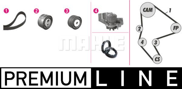 MAHLE CPK 26 000P - Water Pump & Timing Belt Set www.parts5.com