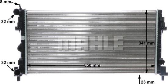 MAHLE CR 1096 000S - Radiator, engine cooling www.parts5.com