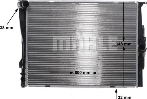 MAHLE CR 1088 000S - Radiator, engine cooling parts5.com