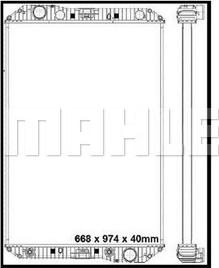 MAHLE CR 1175 000P - Radiator, engine cooling www.parts5.com