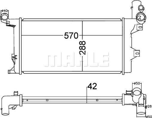 MAHLE CR 1218 000P - Kühler, Motorkühlung www.parts5.com